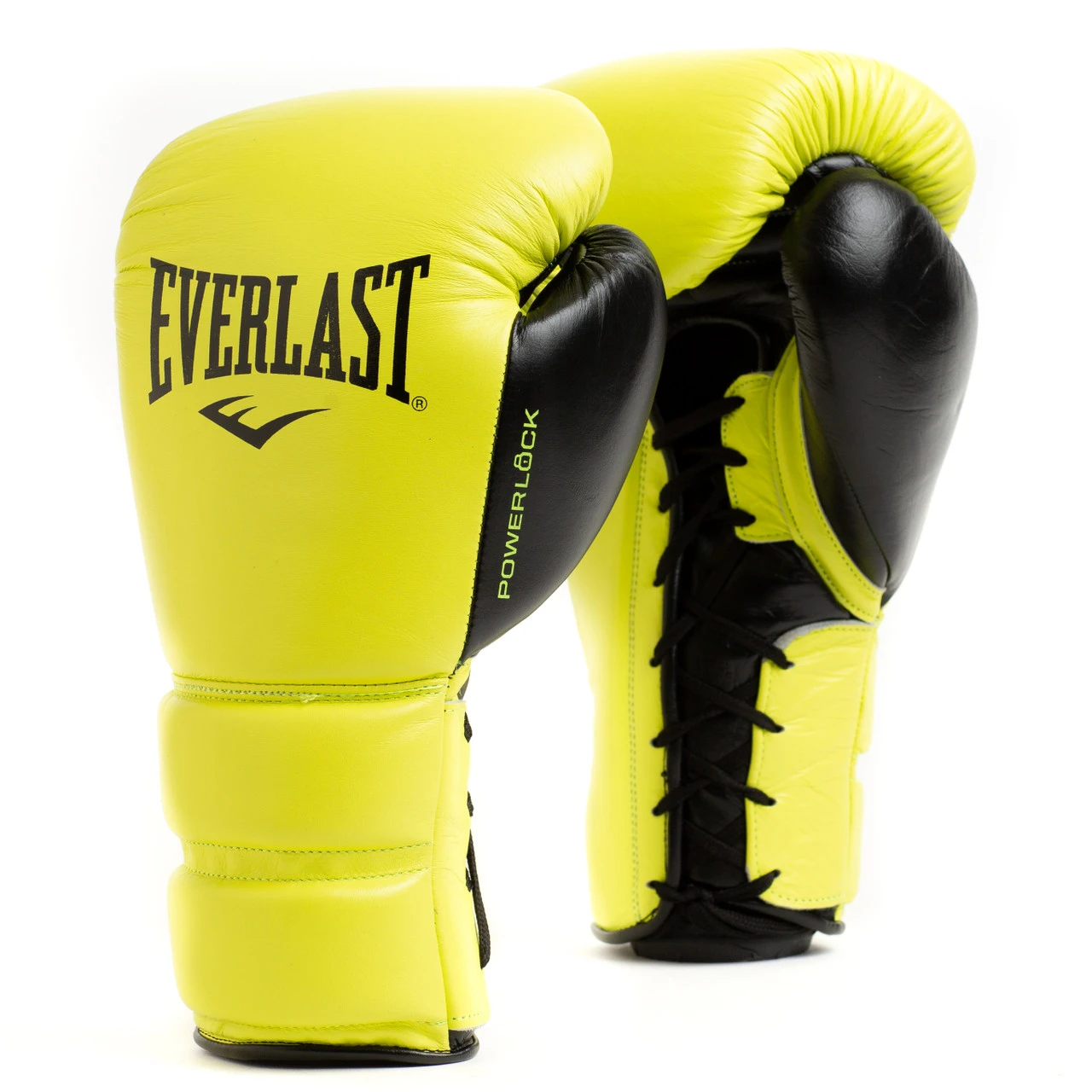 Everlast Powerlock2 Pro Laced Training Gloves Neon Yellow/Black 3 Everlast Powerlock2 Pro Laced Training Gloves Neon Yellow/Black