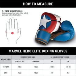 Hayabusa Marvel's Captain America Boxing Gloves -Boxing Shop 81SKJnL ViL. AC SL1500 88272.1653781153
