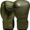 Hayabusa T3 Kanpeki Boxing Gloves Olive Green