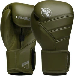 Hayabusa T3 Kanpeki Boxing Gloves Olive Green