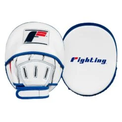 Fighting Freedom Leather Focus Mitts 26 Fighting Freedom Leather Focus Mitts -Boxing Shop FLFM2 WH 1