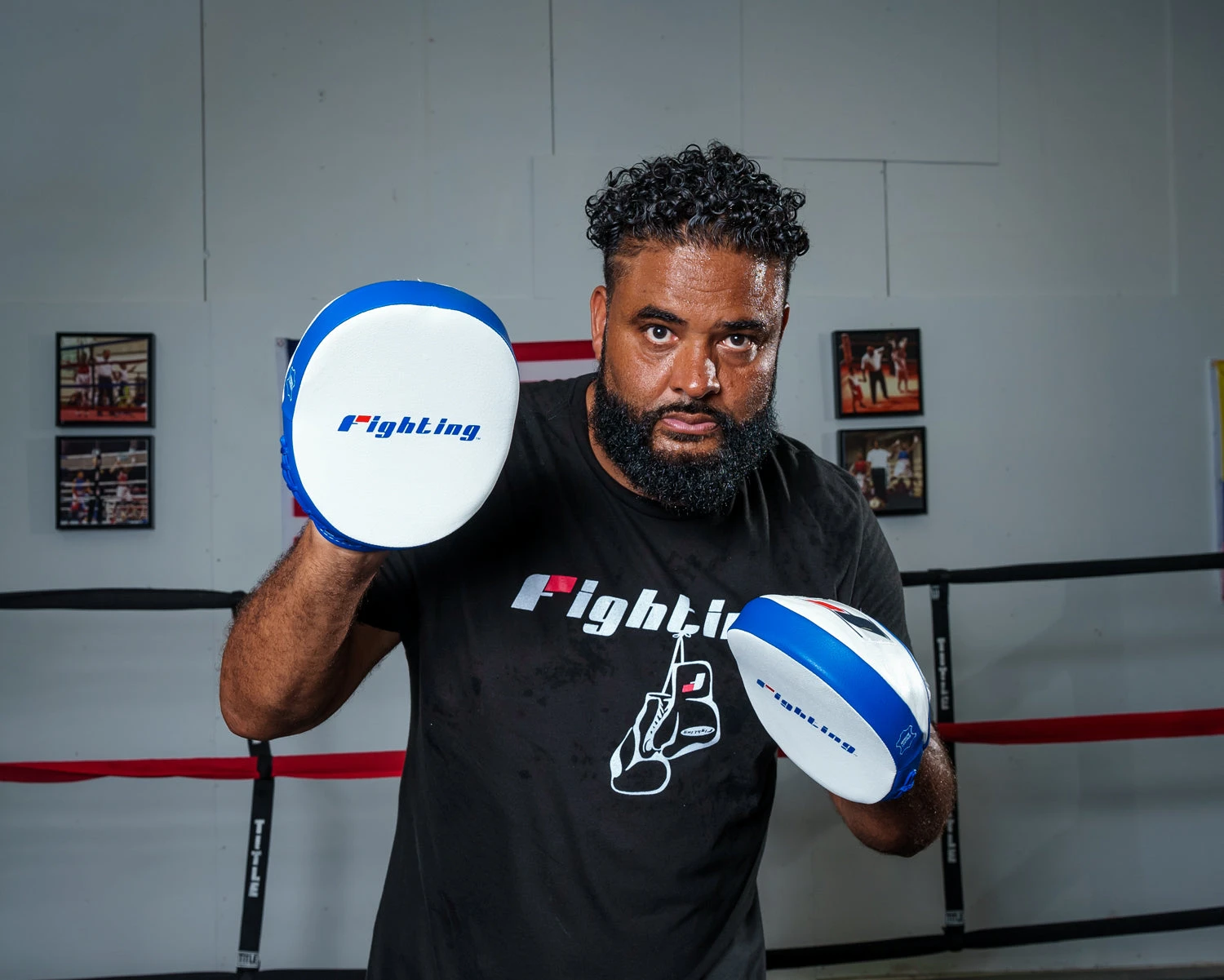 Fighting Freedom Leather Focus Mitts 12 Fighting Freedom Leather Focus Mitts - Image 10