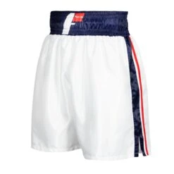 Fighting Professional Boxing Trunks -Boxing Shop FPST WH BL 2