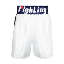 Fighting Professional Boxing Trunks -Boxing Shop FPST WH BL 3