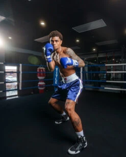 Fighting Professional Boxing Trunks -Boxing Shop FPSTBLWH 1