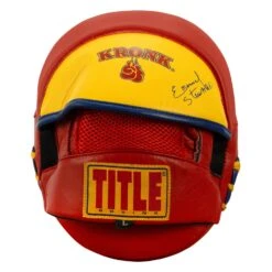 Emanuel Steward's KRONK Boxing Gym Leather Punch Mitts -Boxing Shop KNKPM 3