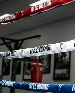 TITLE Boxing Professional Vinyl Zippered Rope Covers -Boxing Shop PRCPRO3 RD