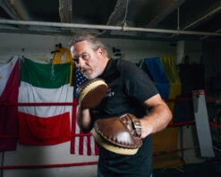 TITLE Boxing Retro Old School Punch Mitts -Boxing Shop ROSPMBR 3