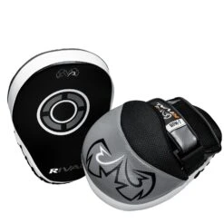 Rival Boxing Curved Punch Mitts -Boxing Shop RPM7 BK SV 3