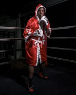TITLE Boxing Full Length Robe -Boxing Shop TSRFL RD
