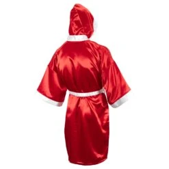 TITLE Boxing Full Length Robe -Boxing Shop TSRFL RD WH 3