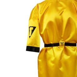 TITLE Boxing Pro Full Length Boxing Robe -Boxing Shop TSRFL2 GD BK 05