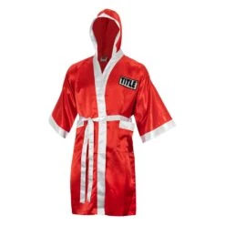 TITLE Boxing Pro Full Length Robe 3.0 -Boxing Shop TSRFL3 RD WH 2