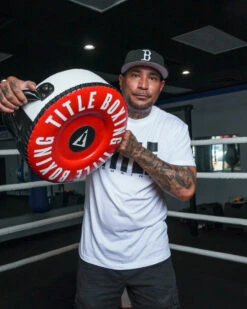 TITLE Boxing Combination Punch Shield -Boxing Shop cbps rd bk 5