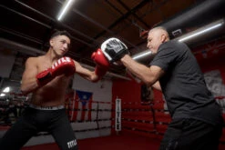 TITLE Boxing Cobra Leather Punch Mitts -Boxing Shop cmpml bk wh 2