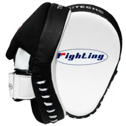 Fighting Tri-Tech Curved Mitts -Boxing Shop fsppm wh bk 3 2