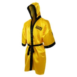 TITLE Boxing Pro Full Length Boxing Robe -Boxing Shop tsrfl2 gd bk 01