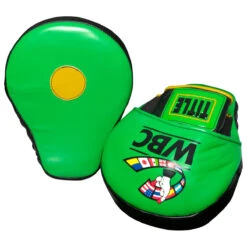 WBC By TITLE Boxing Focus Mitts -Boxing Shop wbcpm gn bk 4