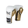 Everlast Powerlock Laced Training Gloves White/Gold -Boxing Shop whitepl2 81531.1593277240